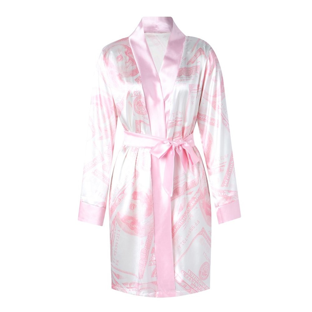 All About the Benjamins Robe - Pink